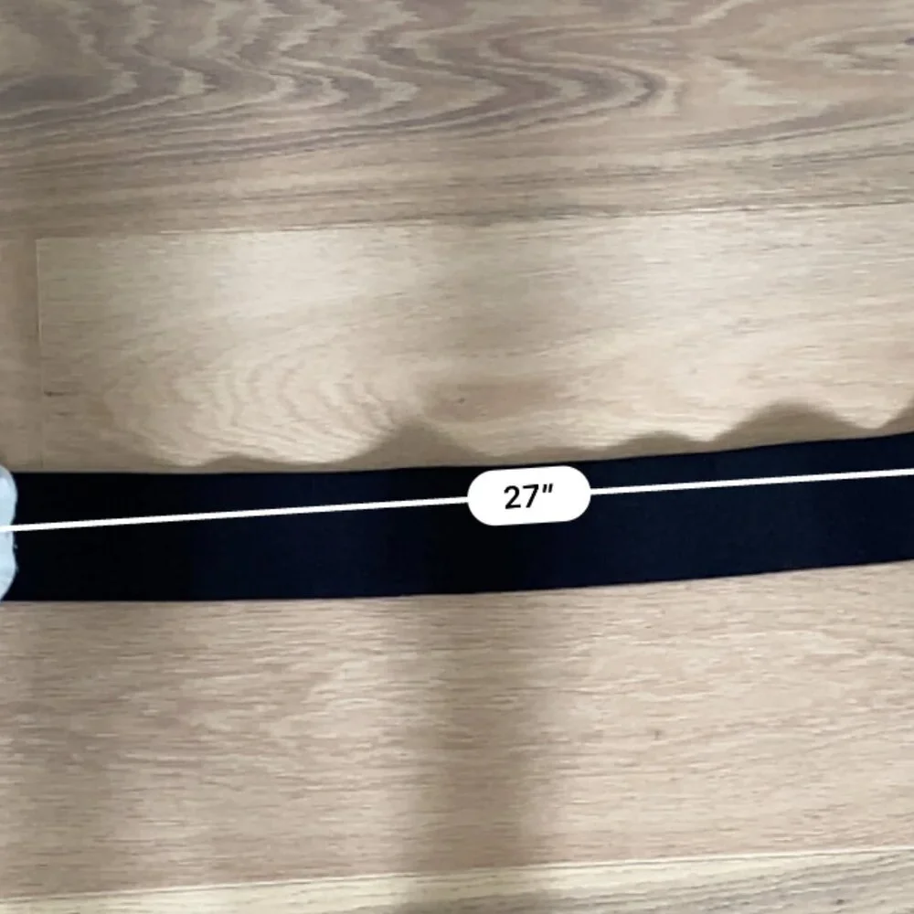 Bebe Rosette Flower Stretch Belt Size M/L - Picture 5 of 7